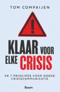 Boek Klaar voor crisis over crisiscommunicatie